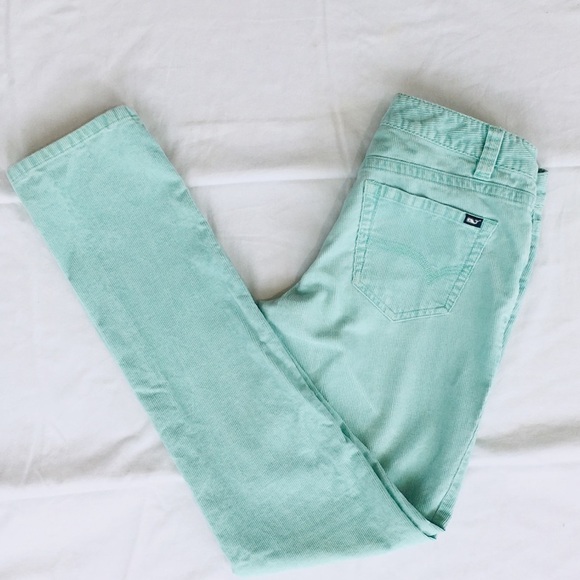 Mint Blue Corduroy Vineyard Vines Pants Women’s - Picture 1 of 7